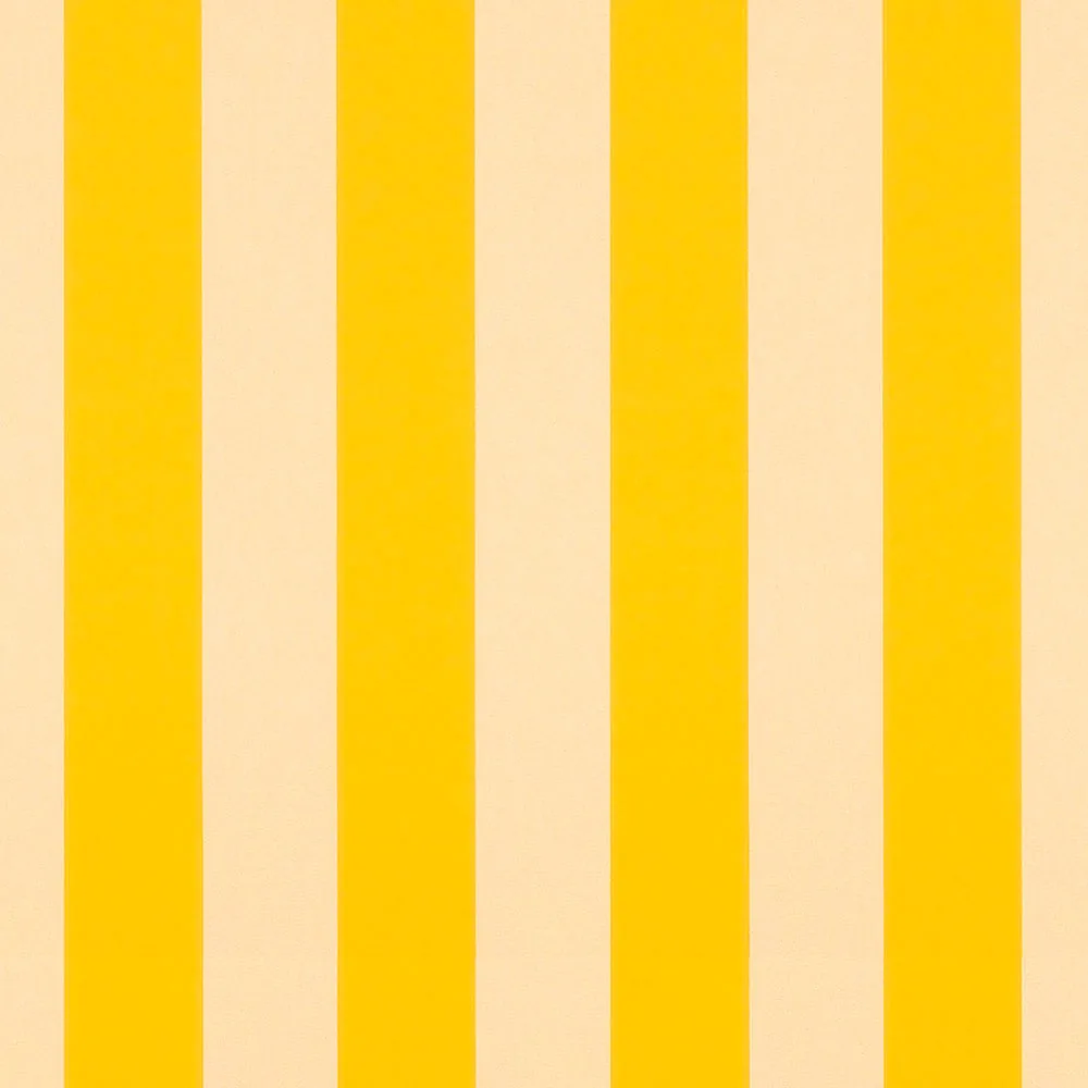 Sunbrella 46"w STRIPE 6-Bar 5700 - Yellow/White 6 Bar