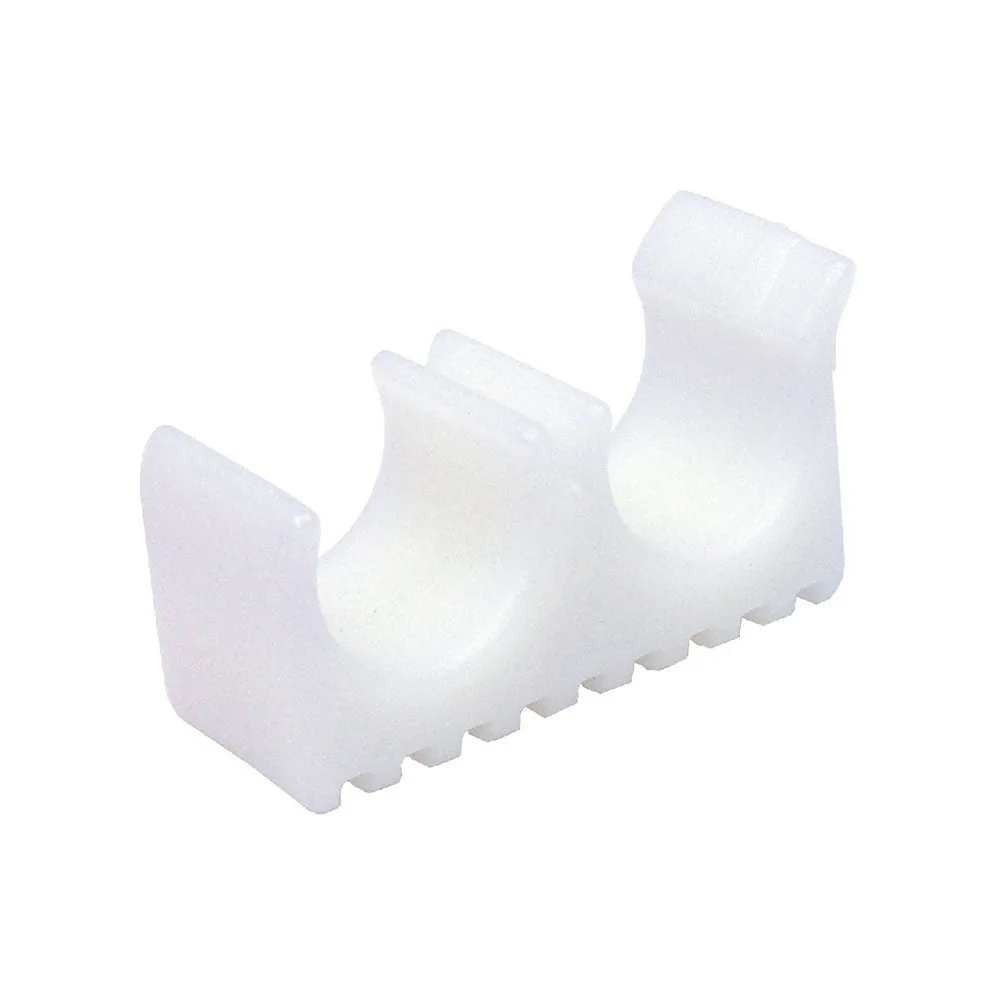 Delrin 7/8 Double Sun Protector Clip 25pc/pack