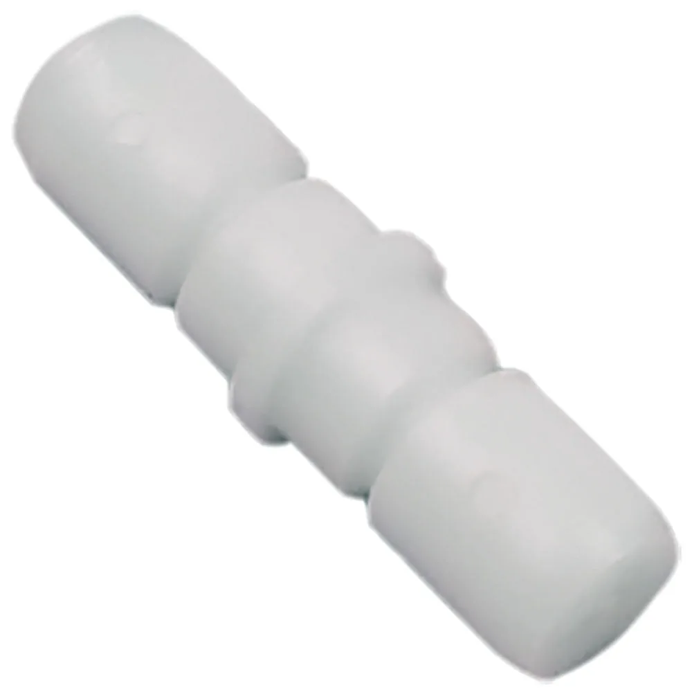 WHITE - Delrin TUBE CONNECTORS / Splicers