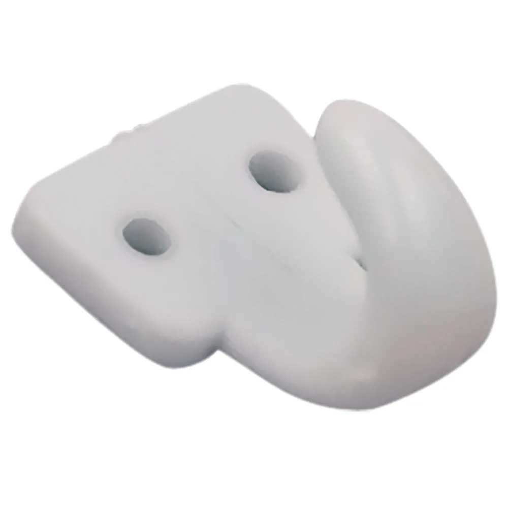 White - Delrin Two-Hole LASH HOOKS 25pc/pack