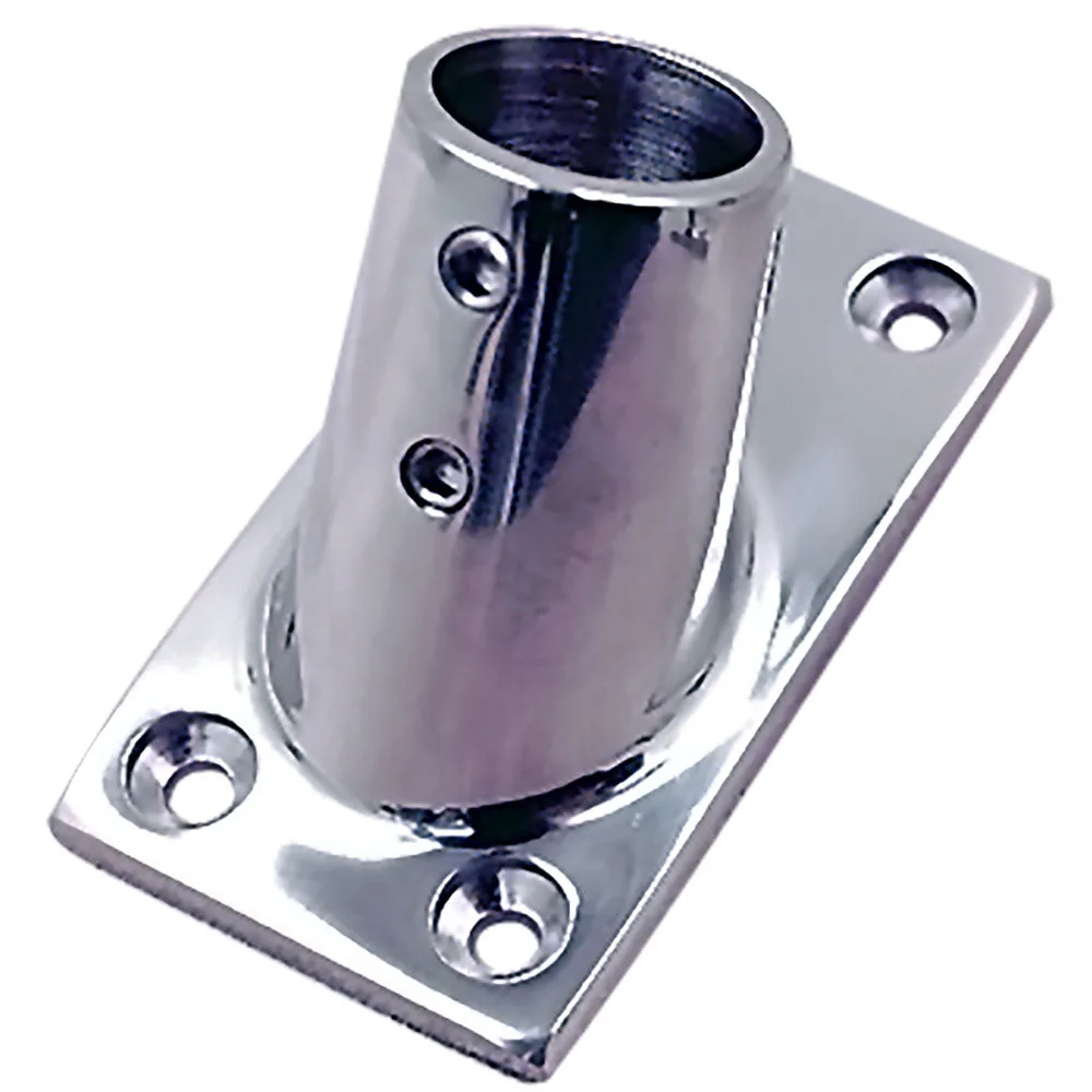 60 Degree Stainless Steel Rail Fitting Base - image 2