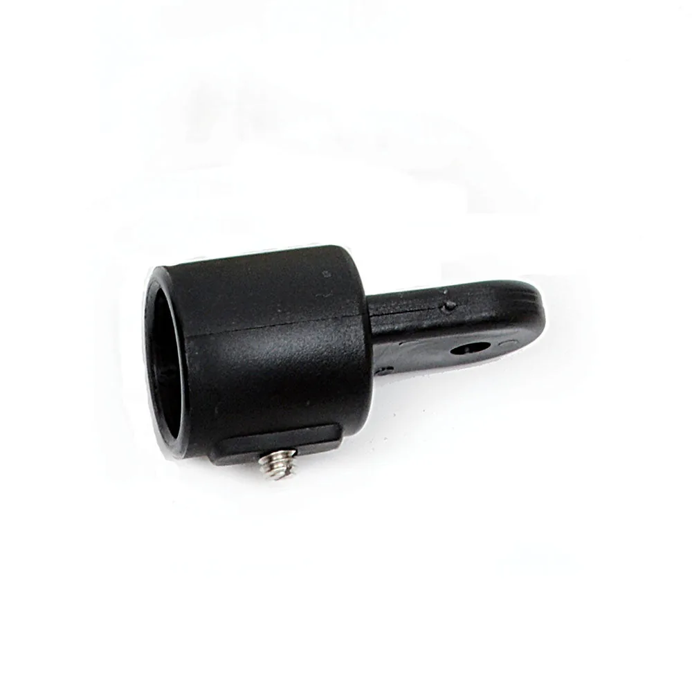 7/8" Outside Eye End BLACK Cap Ten-pc/pack - Black
