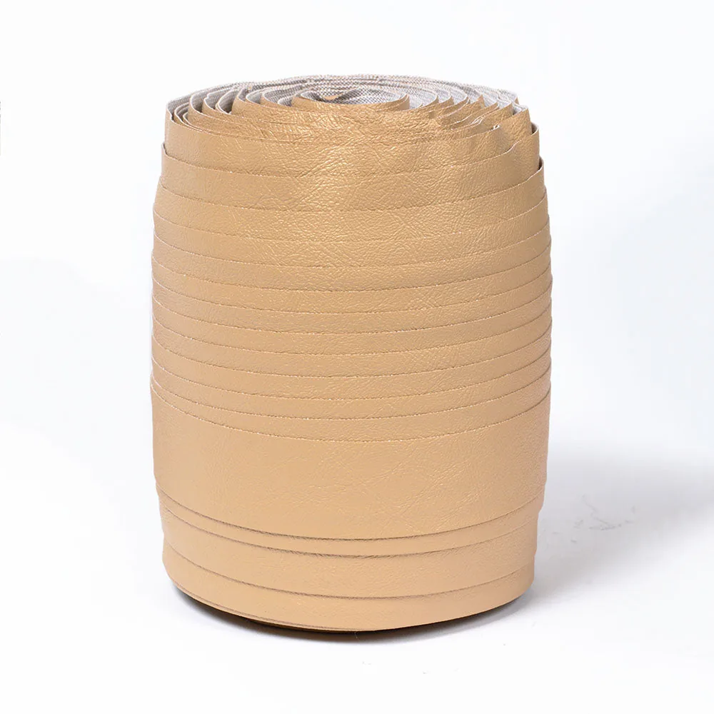 VINYL 1-1/4"w Bias Binding per 100yd/Roll - Almond