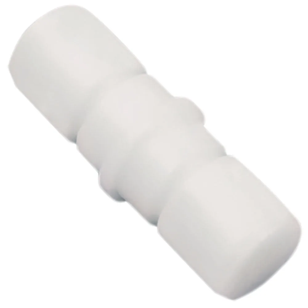 White - Delrin Tube Connectors