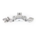 Head Rod Clamp With Stainless Steel Fasteners Wood Number 6 Zinc Diecast 1 2 In Iron 112509 - Head Rod Clamps and Rafter Holders with Stainless Steel Fasteners