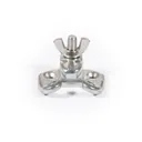 HRC #5 Zinc for 3/8"rod, Wood, Wing-nut