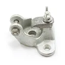 Rod Rafter Holder Number 4 1 2 In Iron 140104 - Head Rod Clamp with Stainless Steel Fasteners for Awning — Zinc Die-Cast Iron, Multiple Sizes