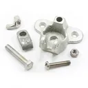 Rod Rafter Holder Number 4 1 2 In Iron 140104 - Head Rod Clamps and Rafter Holders with Stainless Steel Fasteners