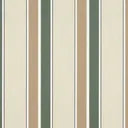 Sunbrella 46"w STRIPES Premium - Fern/Heather Beige